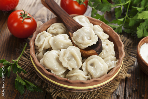 Dumplings in the pot