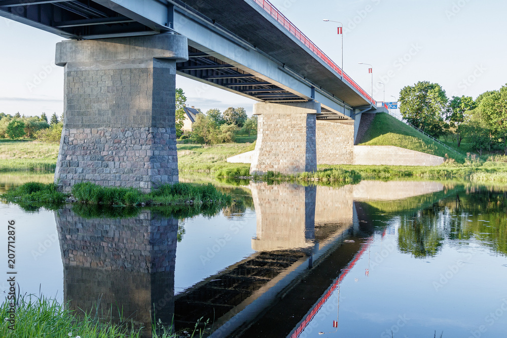 Latvia Bausk Bridge
