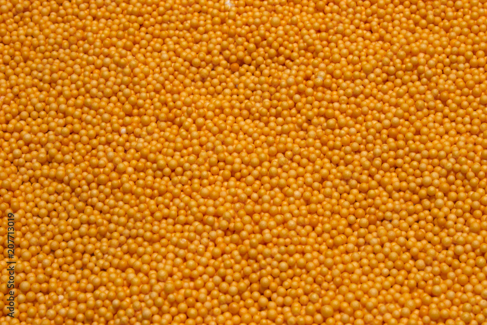  Orange Polysterene balls background