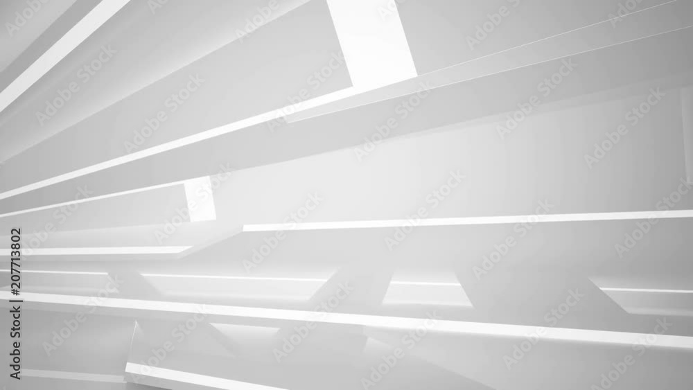Abstract white interior multilevel public space with window. 3D animation and rendering. Abstract white interior multilevel public space with window. 3D animation and rendering.