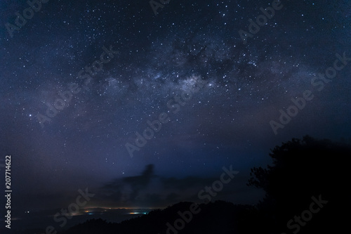 Milky way milkyway as seen from Bukit Panorama Sungai Lembing Kuantan Pahang Malaysia Asia