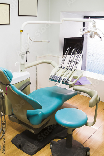 Dental Clinic equipment and stomatology concept.