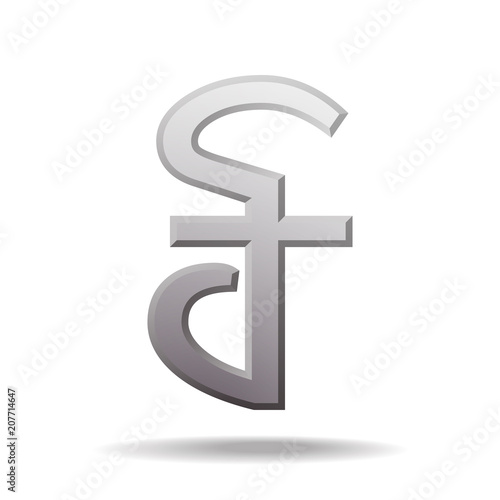 Cambodian riel currency symbol photo