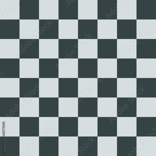 Seamless modern gray and white chess board background design vector illustration. Eps10