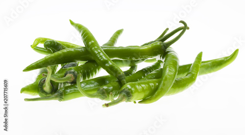 chili pepper isolated on a white