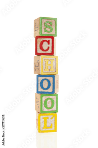 Wooden toy blocks