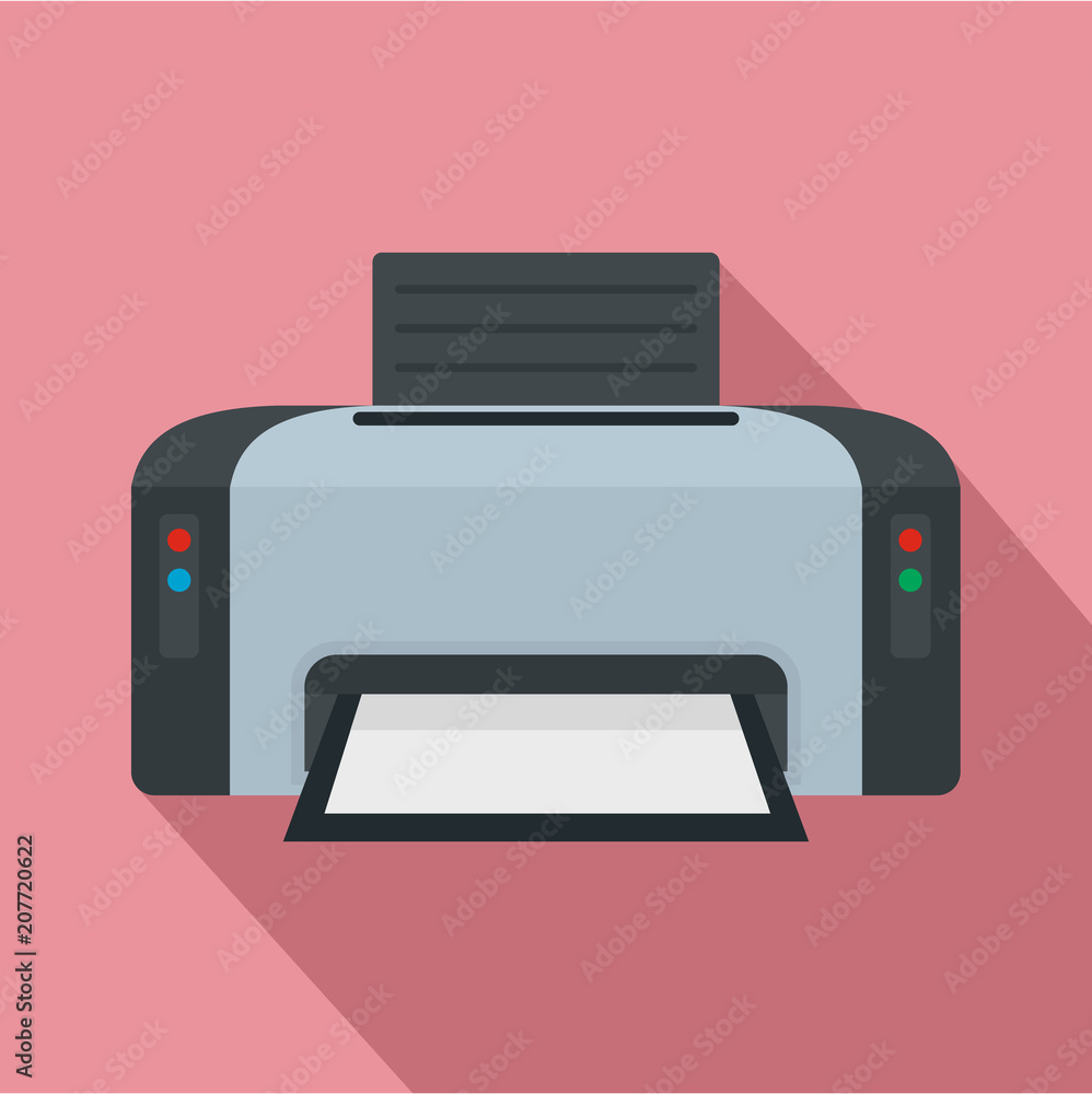Copier printer icon. Flat illustration of copier printer vector icon for web design Copier printer icon. Flat illustration of copier printer vector icon for web design