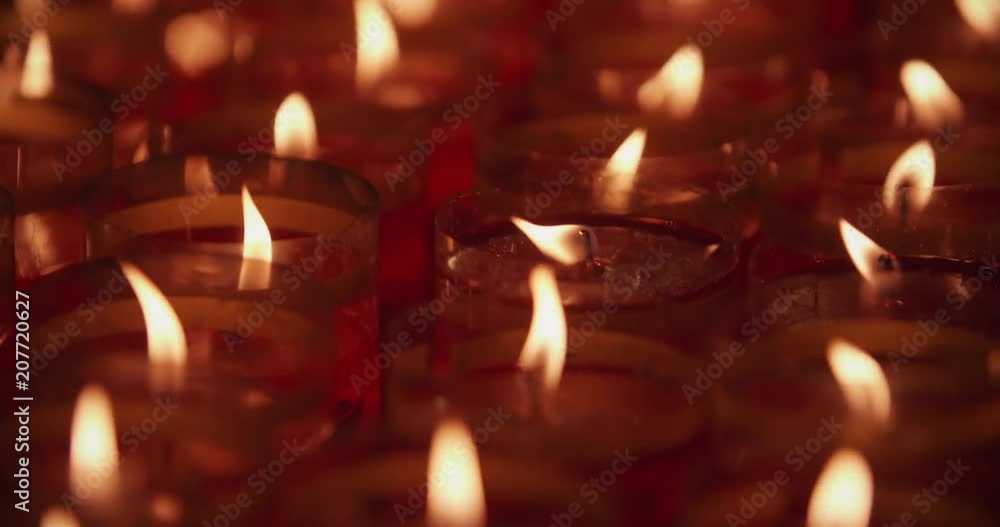 A closeup shot of flame on candle A closeup shot of flame on candle