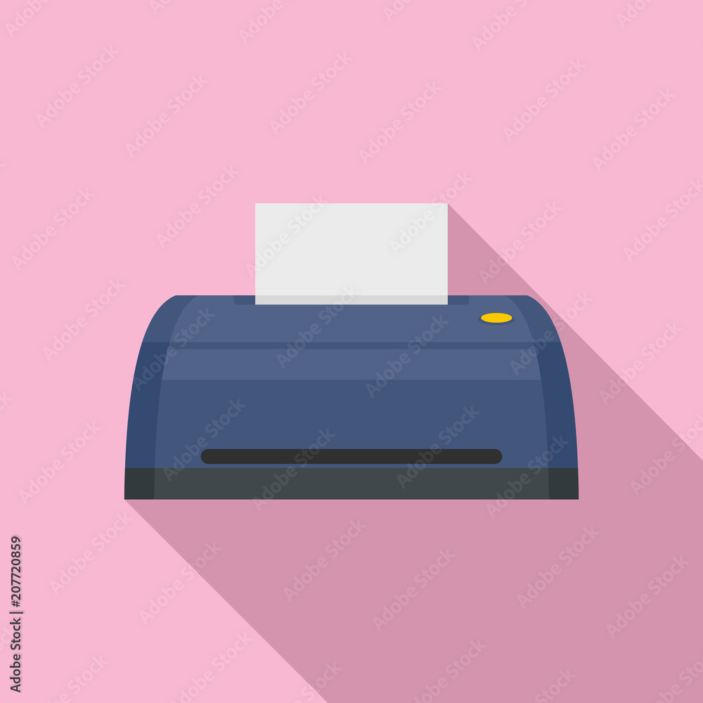 Digital printer icon. Flat illustration of digital printer vector icon for web design Digital printer icon. Flat illustration of digital printer vector icon for web design