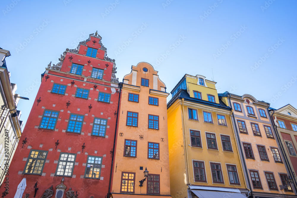 Fototapeta premium Gamla Stan old town in Stockholm city, Sweden