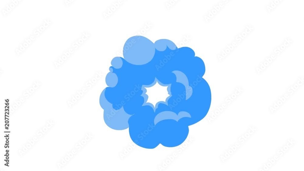 Animation of comic style explosion. Cartoon explosion Animation of comic style explosion. Cartoon explosion