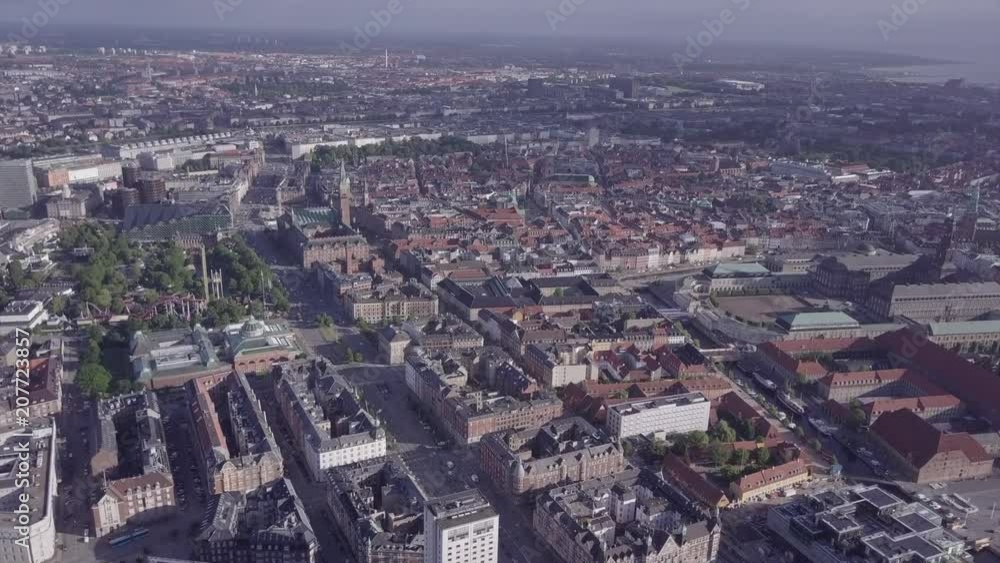 Copenhagen from above, Denmark Copenhagen from above, Denmark