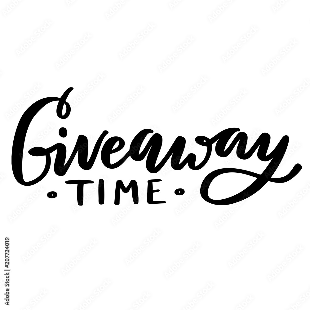 Hand drawn lettering: Giveaway time. Lettering for your blog, for online shop, for tags and banners. Hand drawn lettering: Giveaway time. Lettering for your blog, for online shop, for tags and banners.
