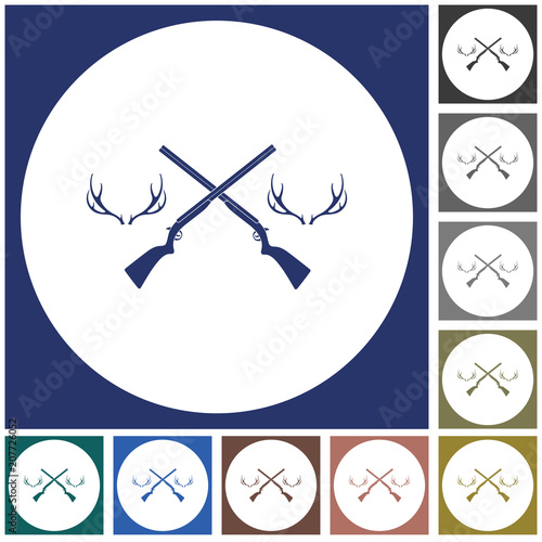 Hunting club logo icon