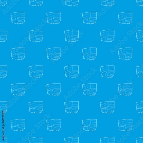 Sauna pattern vector seamless blue repeat for any use