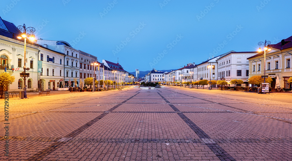 Obraz premium Slovakia, Banska Bystrica main SNP square