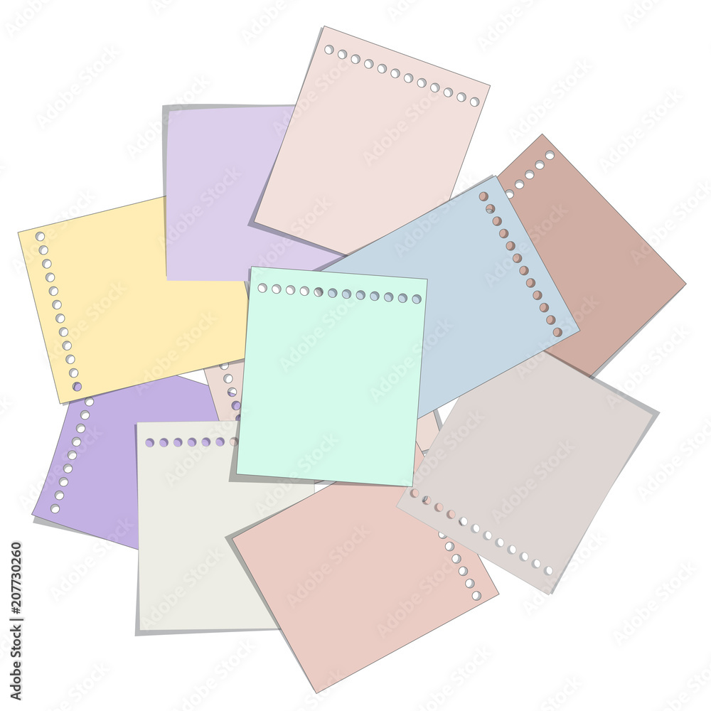 stack paper note stack paper note