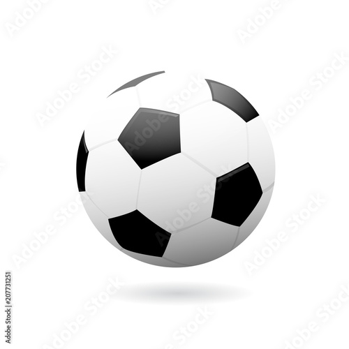 Soccer ball vector design template