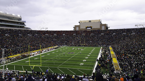 a stadium full of people during a game