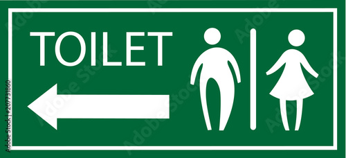 toilet signage vector