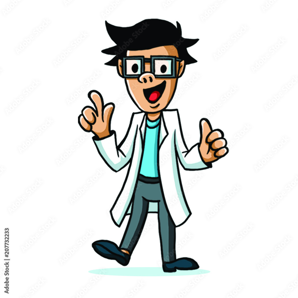 Doctor Mad Mascot Design Vector Doctor Mad Mascot Design Vector