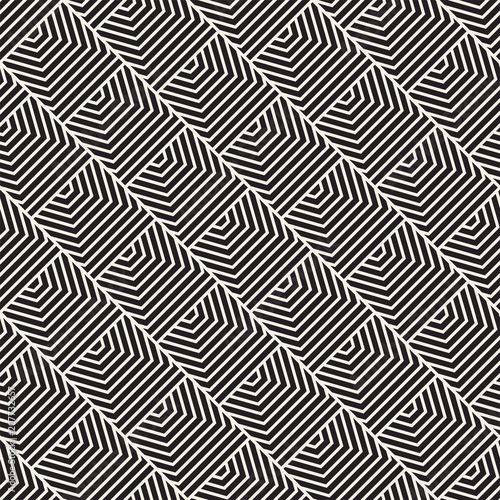 Vector seamless subtle lattice pattern. Modern stylish texture with monochrome trellis. Repeating geometric grid.