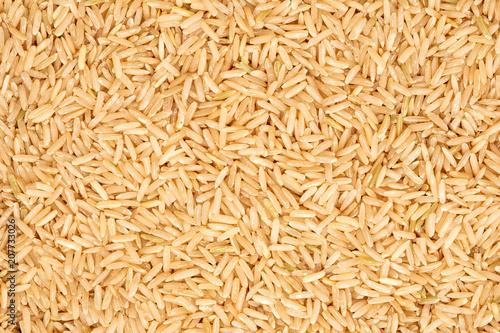 the organic brown rice texture background