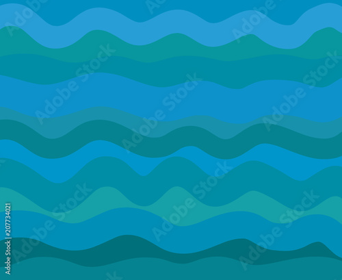 Striped multicolored background with lines and waves. Universal geometric texture. Dinamic colored background. Lineal wallpaper. Decorative style. Line art