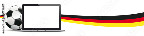 Football Germany Notebook Header