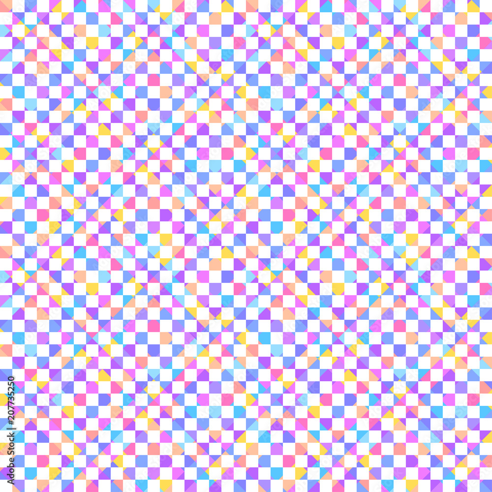 Seamless pattern. Multicolored background. Abstract geometric wallpaper of the surface. Bright colors. Print for polygraphy, t-shirts and textiles. Pretty texture. Doodle for design Seamless pattern. Multicolored background. Abstract geometric wallpaper of the surface. Bright colors. Print for polygraphy, t-shirts and textiles. Pretty texture. Doodle for design