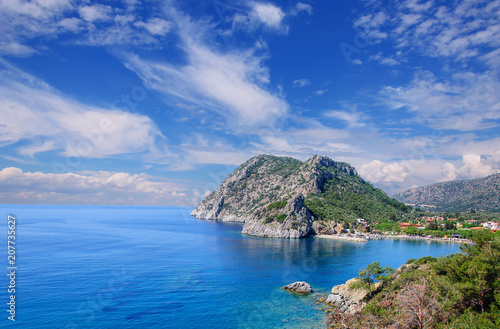Seascape with islands. Mediterranean Sea Turkey. © tns2710
