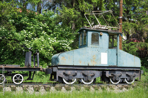 Abandoned Train in the Station