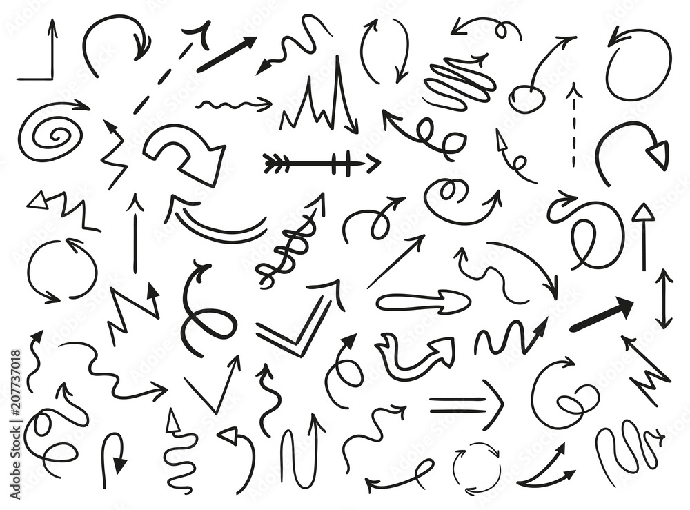 Infographic elements on isolation background. Big set of different signs. Doodles for work Infographic elements on isolation background. Big set of different signs. Doodles for work