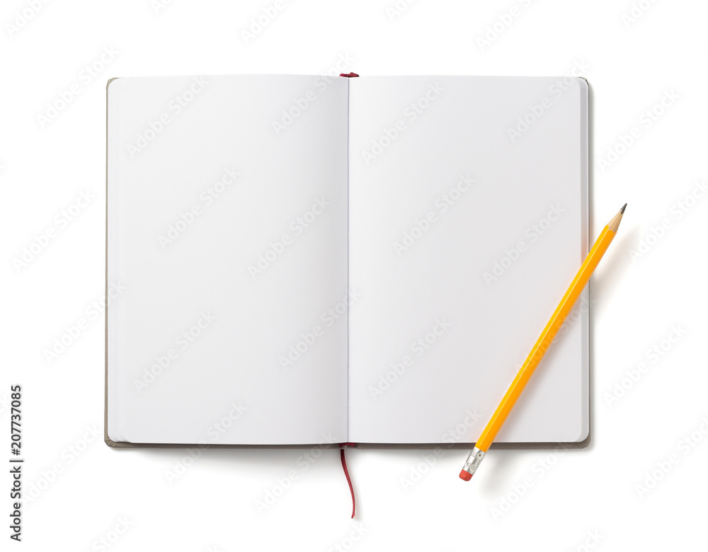 notebook isolated at white notebook isolated at white