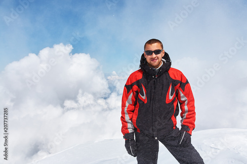 hiker in the mountain