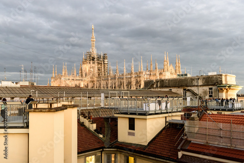 Milano, domo dai tetti della Galleria