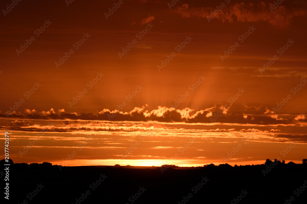 Fototapeta premium Sunset over Sheppy