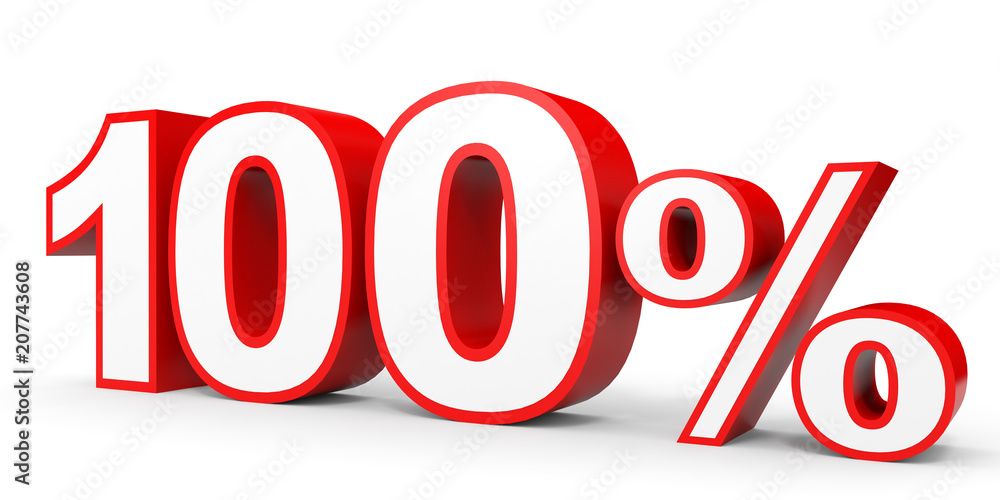 One hundred percent off. Discount 100 %. One hundred percent off. Discount 100 %.