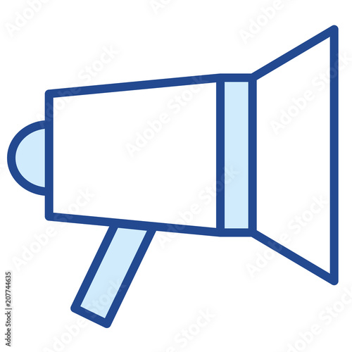 Megafon Vector Icon Illustration