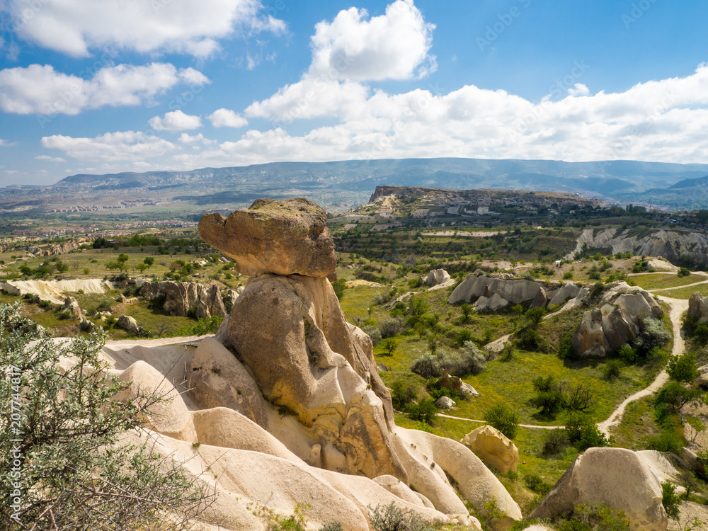 Beautiful landscapes from fairytale land of Cappadocia, central Turkey.