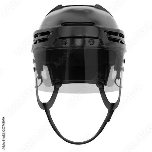 Photography Classic Ice Hockey Helmet with Glass Visor