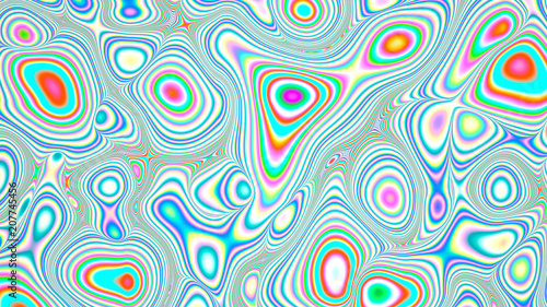 Fotografía abstract rainbow holographic oil slick illustration
