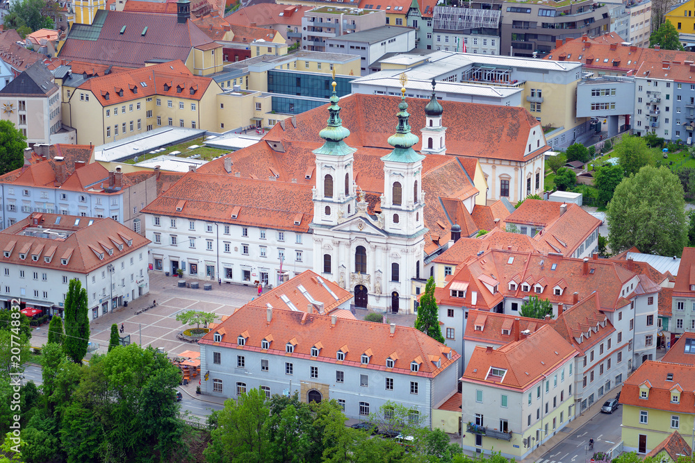 City of Graz from Schlossberg