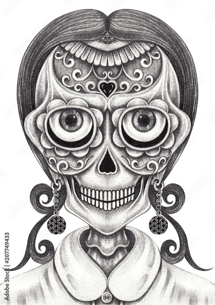 Sugar skull girl by Tony Sciarra @ Tattoo Factory, Ledgewood NJ : r/tattoos