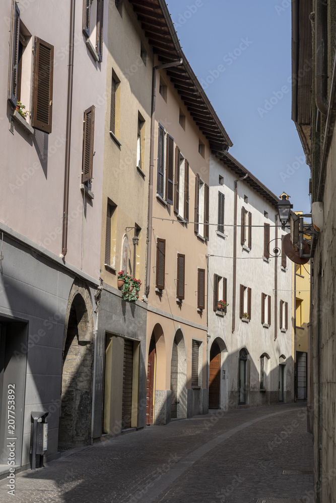 Oggiono, Italy: typical street