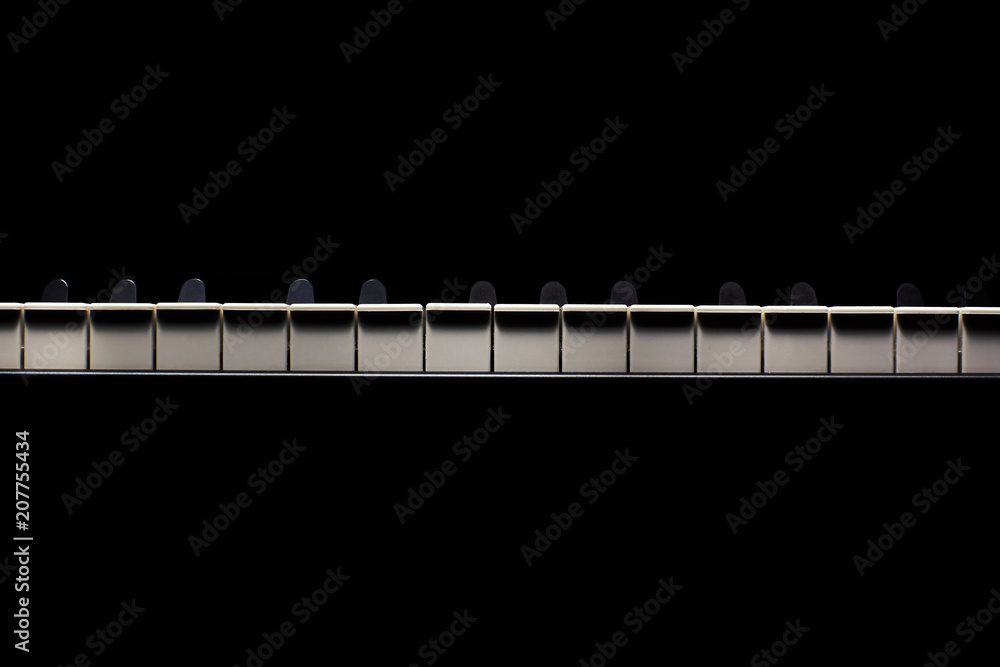 Naklejka premium Shapes of piano keys