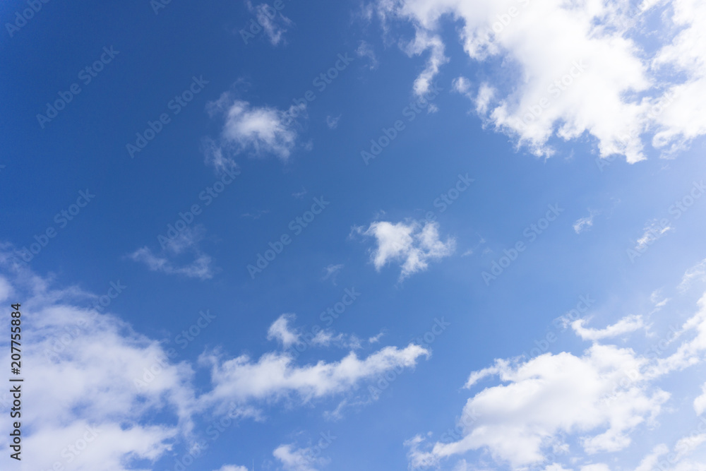 The vast blue sky and clouds sky . The vast blue sky and clouds sky .