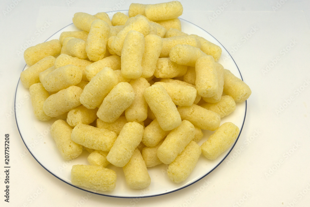 Yellow corn sticks close-up Backgrounds and textures Yellow corn sticks close-up Backgrounds and textures
