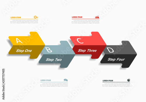 Infographic template. Vector illustration. Can be used for workflow layout, diagram, business step options, banner.