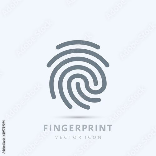 Fingerprint Icon Vector